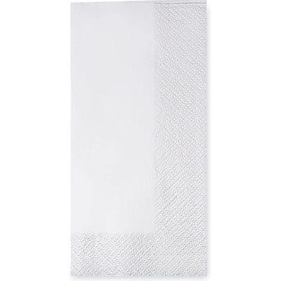 WIMEX Obrúsok 1/8 skladania 2V biely 33x33cm 250 ks