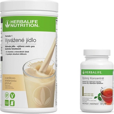 Herbalife sada Formula 1 550 g a Bylinný koncentrát 102 g tradiční příchuť