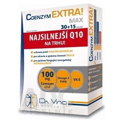 DaVinci Coenzym ExtraMax 100 mg 45 tabliet