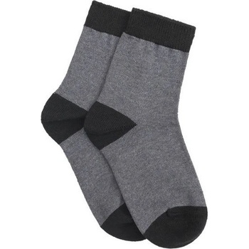 Bavlnené ponožky Romsok čierna/šedá