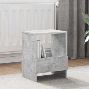 vidaXL Етажерка за списания 2 бр. Циментено сиво 35 x 30 x 45 см (890975)