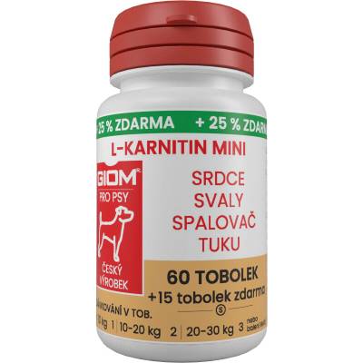 Giom S pes L-karnitin Aktiv 60 MINI tbl