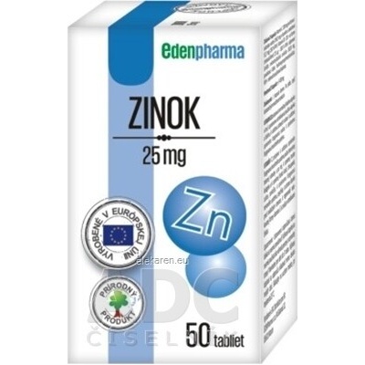 EDENPharma ZINOK 25 mg 50 ks
