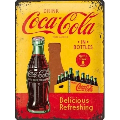 Plechová ceduľa Coca-Cola - Have a Coke, 30 × 40 cm