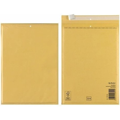 Herlitz Obálky bublinkové D 20x27/10 ks, hnědé