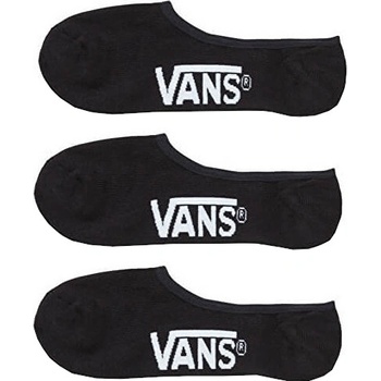 Vans ponožky Classic Super No Show 3 Pack Black