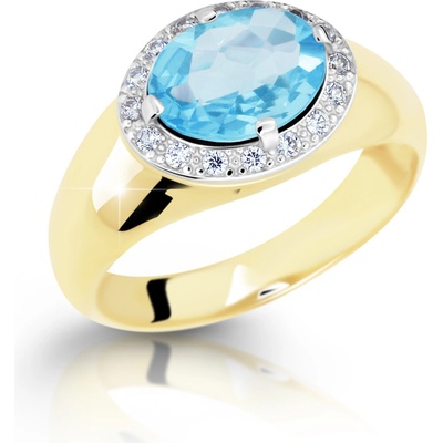 Cutie Jewellery gold dámský prsten Z9003 1892 ze zlata se zirkony a přírodními polodrahokamy Žlutá Typ zapínání: 0