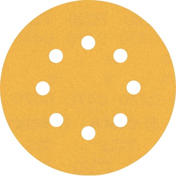Bosch Brúsny papier EXPERT C470 s 8 otvormi pre excentrické brúsky, 125 mm, zrnitosť 220, 50 ks 2608901121
