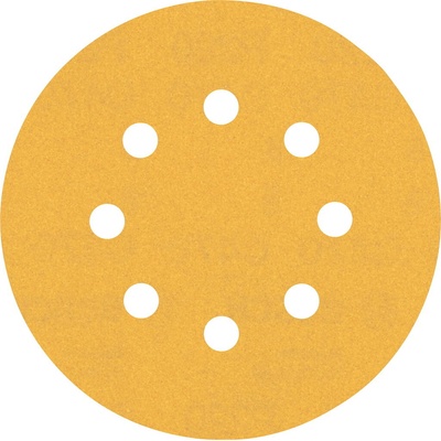 Bosch Brúsny papier EXPERT C470 s 8 otvormi pre excentrické brúsky, 125 mm, zrnitosť 220, 50 ks 2608901121