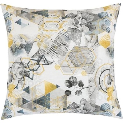 Bellatex Ema trojuholníky sivé 45 x 45 cm