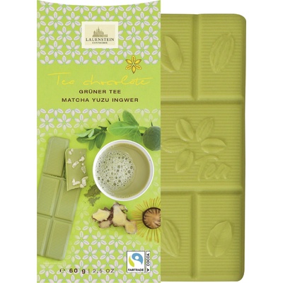 LAUENSTEIN Bílá čajová s příchutí zázvoru, zeleného čaje matcha a yuzu olejem 60 g