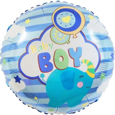 Godan Fóliový balón Baby boy kruh 45 cm