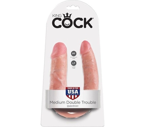 King Cock U-Shaped Double Trouble Medium