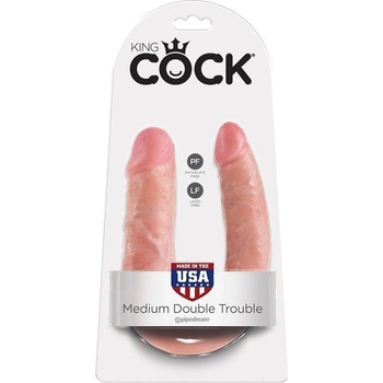 King Cock U-Shaped Double Trouble Medium