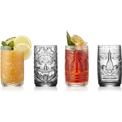 Lyngby Glas Koktejlové sklenice Tiki 4 x 450 ml