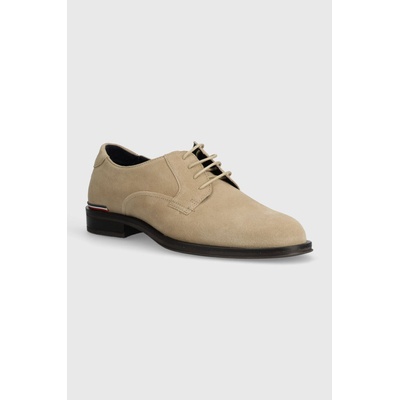 Tommy Hilfiger Половинки обувки от велур Tommy Hilfiger CORE RWB HILFIGER SUEDE SHOE в тъмносиньо FM0FM04868 (FM0FM04868)