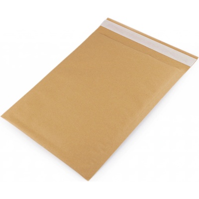 Prima-obchod Pevná papírová obálka 19x25 cm s bublinkovou fólií uvnitř, barva přírodní