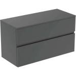 Ideal Standard Finesse - Шкафче за умивалник, 100x44x56 см, 2 чекмеджета, матов антрацит E3424Y2 (E3424Y2)