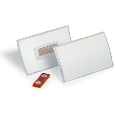 Durable Устойчив бадж с име, с магнит, със защита срещу усукване, 90x54 mm, Устойчив "CLICK FOLD (826019)
