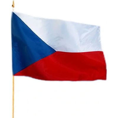 Vlajka na tyčke ČESKÁ REPUBLIKA 30x45cm