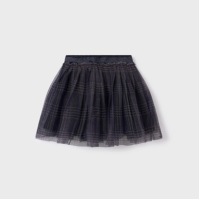 MAYORAL Тюлена карирана пола в тъмно синьо Майорал