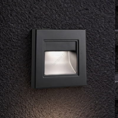 Brilagi - LED осветително тяло за стъпала STEP LIGHT LED/1, 5W/230V IP44 черно (BG4627)
