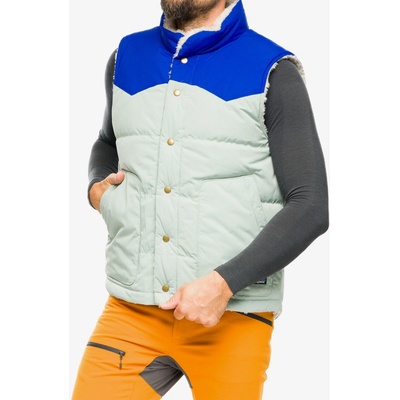 Patagonia Reversible Bivy Down Vest sleet green