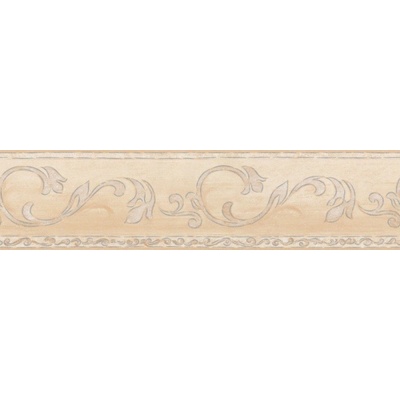 A.S. Création | Vliesová bordura na zeď Only Borders 9990-30 | 13 cm x 5 m | oranžová, metalická