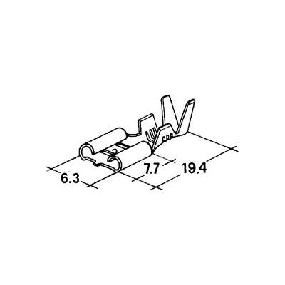 konektor 6,3mm 1-2,5mm dutinka /tvrdší/