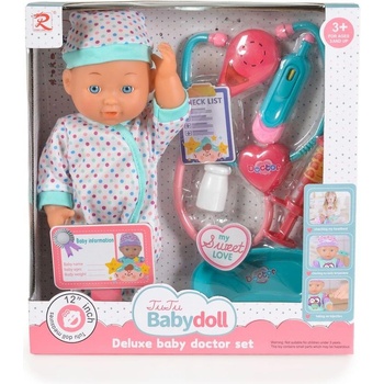 Moni Кукла 31см със стетоскоп и звук Dotts 6819 (3800146223601)