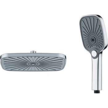 Cascada Комплект душ глава и душ слушалка CASCADA Chrome SL-1204HD (3526373)