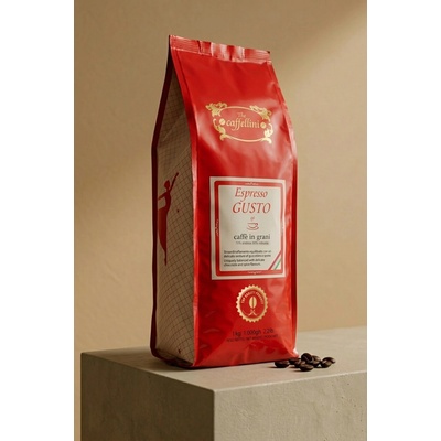 Caffellini Espresso Gusto 70 % arabica 30% robusta zrnková káva 1 kg