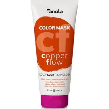 Fanola Color Mask barevné masky Copper Flow měděná 200 ml