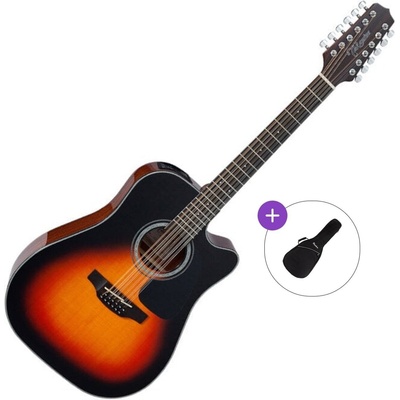 Takamine GD30CE-12 Basic SET Brown Sunburst 12-струнна електро-акустична китара