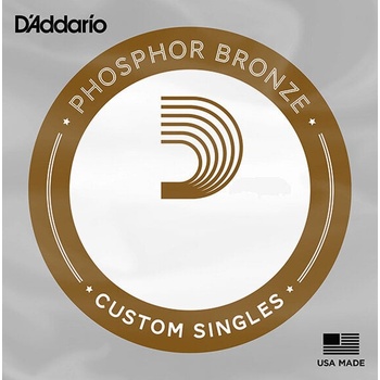 D'Addario PB032 Phosphor Bronze Единична струна за китара (PB032)