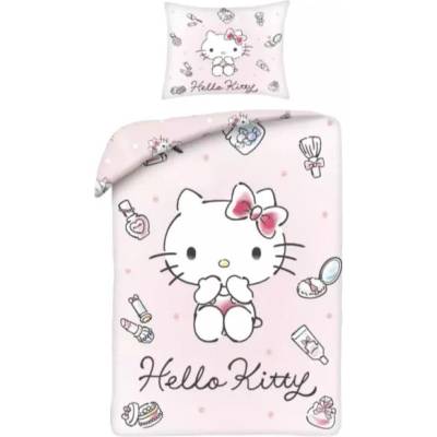 Halantex Hello Kitty: Комплект спално бельо - 140 x 200 см, 70 x 90 см (HKB-80172BL)