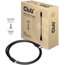 Club3D CAC-1523 USB 3.1 Type c (10Gbps) to Type A Male/Male , 1m