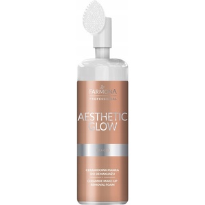 Farmona Natural Cosmetics Laboratory Почистваща пяна за лице Aesthetic Glow, със серамиди и силиконова четка, 150 ml