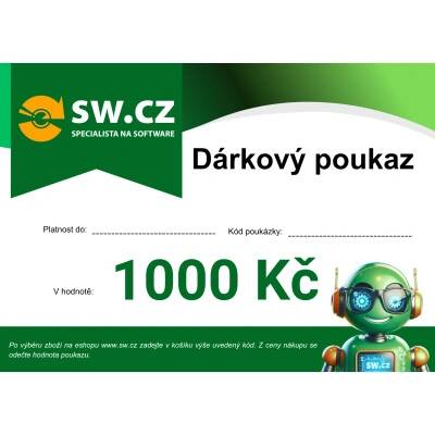 Dárkový poukaz na 1000 Kč