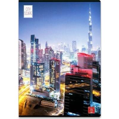 PIGNA Zošit Cityscape A4 šitý linka