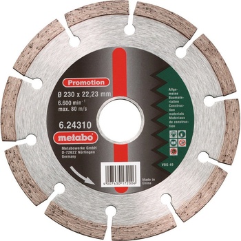 Metabo Diamantový řezný kotouč 230 x 22,23 mm 624310000