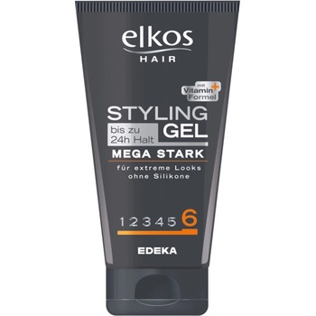 Elkos stylingový gel na vlasy mega silný 150 ml
