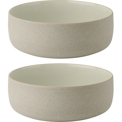 Stelton Jídelní miska Emma kamenina šedá 13,5 cm 2 ks