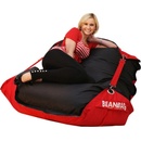 BeanBag 189x140 duo scarlet rose black