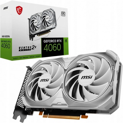 MSI GeForce RTX 4060 VENTUS 2X WHITE 8G OC