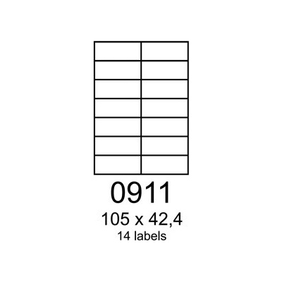 Rayfilm R01000911F biele A4 1000 list.