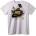 NOONEBRAND Nike Златен Свуш Черна Тениска - 2XL, Black