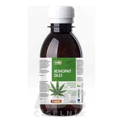 Virde konopný olej rastlinný olej z konopných semien 200 ml
