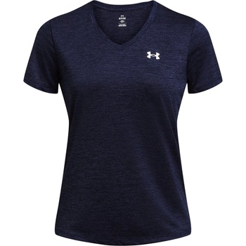 Image 1 of Under Armour Tech Twist V-Neck Short Sleeve Womens - Midnight Navy