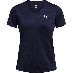 Under Armour Tech Twist V-Neck Short Sleeve Womens - Midnight Navy